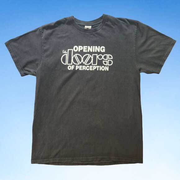 The Doors "The Doors Of Perception" Band T-Shirt, Sz L - Picture 1 of 4